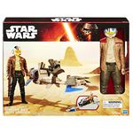 Starwars Starwars E7 Hero Series Figure and Vehicle - Finn and Speeder Bike, Multi Color