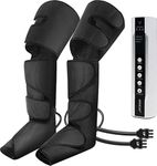 CINCOM Leg Massager, Leg Compression Massager for Circulation and Pain Relief Air Compression Foot Calf Thigh Massager with Handheld Controller (Thigh & Calf & Foot)