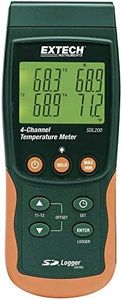 Extech SDL200 Four-Channel Thermometer SD Logger