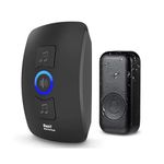 Blackt Electrotech (BT03DB) : Wireless RF Doorbell Set with Volume Control, and Long Range for Home and Office (Black)