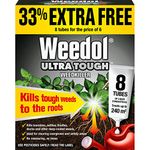 Weedol Ultra Tough WeedKiller Liquid Concentrate, 6+2 Tubes