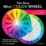 Take-Along Mini Color Wheel: 12 Numbered Colors with Tints, Tones & Shades; 5 Color Plans