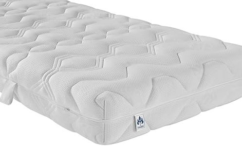 Irisette Lotus orthopädische 7-Zonen 500er Tonnentaschenfederkernmatratze, Härtegrad 4 (fest), 90 x 200 cm, Öko-Tex zertifiziert, produziert nach deutschem Qualitätsstandard
