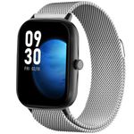 Fire-Boltt Ninja Call Pro Max 51.05mm (2.01 inch) Display Smart Watch, Bluetooth Calling, 120+ Sports Modes, Health Suite, Voice Assistance (Silver SS)