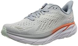 HOKA ONE ONE Women's Clifton 8 Running Shoes, Blue Fog/Plein AIR, 4.5 UK