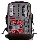 MC-CASES Professional backpack specially designed for DJI Avata Combo - Fly More Set - Made in Germany, black, Backpack