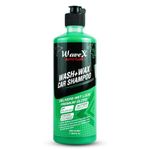 Wavex Wash and Wax Car Shampoo 500ml Gives Wet Look Shine,Buttery Smooth Feel, pH Neutral - Leaves no Water Spots
