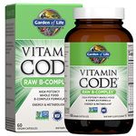 Garden of Life Vitamin Code Raw B-Complex. Vcaps, 60 Count,Helps the body to metabolize carbohydrates, fats and proteins. Supports the formation of red blood cells.