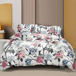 WELLFIT® Premium Soft Glace Cotton King Size Duvet Cover II Razai Cover II Quilt Cover II Comforter Cover with Zipper 90x100 inch