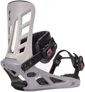 K2 Indy Mens Snowboard Bindings, Grey, XL
