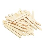 IEIDidactics Vibhuti Crafts Natural Wood Ice Cream Sticks/Popsicle Sticks 500 Pcs - Ideal for Arts, Crafts, DIY, School Projects