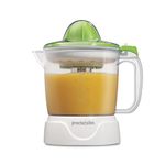 Proctor Silex Electric Citrus Juicer, Orange Juicer, Lemon Juicer, 34 oz. Pitcher, White, 66337