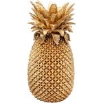 Kare Design Decorative Vase Pineapple, gold, ployresin, vase in pineapple shape, handmade, room decor, home decor for living room, bedroom, 49,5x24,5x24,5cm (H/W/D)