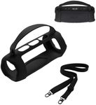 Silicone Protective Cover Case for JBL Charge 5 Wi-Fi/Charge 5 Portable Wireless Bluetooth Speaker Travel Carrying Case with Strap Protector Skin Sleeve for JBL Charge 5 Wi-Fi/Charge 5 Accessories