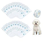20pcs Disposable Dog Boots for Injured Paws Waterproof Dog Socks Paws Stop Licking,Disposable Dog Paw Bandage Indoor and Outdoor Walking,Small Dogs Paw Protectors(S(5-16 lb))