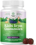 Natures Craft Tasty Kids Multivitamin with Iron Gummy - Gentle Iron Gummies for Kids and Toddlers with Vitamin C & B Complex