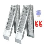 LIEKUMM Heavy Duty Vehicle Ramps, 170 x 22 cm Folding Portable Loading Ramps for Vans, 440 kg Capacity Non-Slip Van Ramps for ATVs, Quads, Lawn Tactors, Motorbikes, Bikes, Mobility Scooters