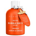 Natural Detox Bubble Bath - Long Lasting Citrus Bubble Bath -Foaming Soak - Orange Ginger Lemon Essential Oils Hydrating Relaxing - Stress Relief - Self Care Spa Gift Women Men Birthday Christmas