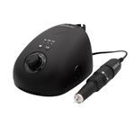 Semilac Black - Electric Nail File - 65W 35000Rpm Vibration Free with Foot Pedal Perfect - Nail Drill - for Manicure, Pedicure, Safe Removal of Gel Nail Polish & Acrylic Nails & Hard Skin