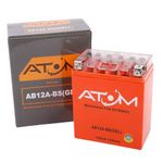 YB12A-A - Atom Gel Motorcycle Battery Factory Sealed 12V 12Ah