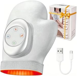 Cordless Hand Massager with Heat and Compression, 3 Modes 3 Heats 5 Intensities, Portable Electric Hand and Wrist Massager Machine for Arthritis Carpal Tunnel Pain Relief, Gifts for Women Men