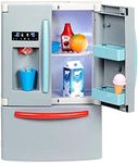 Little Tikes First Fridge Refrigerator with Ice Dispenser Pretend Play Appliance for Kids, Play Kitchen Set with Kitchen Playset Accessories Unique Toy Multi-Color Small