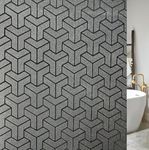 HOMSUN Blackout Window Film, Sun Light Blocking Frosted Privacy Window Cling for Glass, Darkening Window Tint for Day Sleep, UV Blocking Static Cling Window Cover (12 X 48 Inch, 3D Plus Blackout)