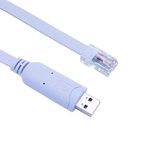 baolongking Cisco Console Cable FTDI USB to RJ45 Console Adapter Cable USB USB 2.0 RS232 Wire for Windows 7/8/10/Vista/XP, MAC, Linux (1.8m/6 Ft,Blue)