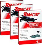 12-Count Mouse Glue Traps, 3 Packs of 4 Each