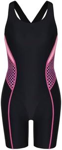 beautyin Girls One Piece Swimsuits Boyleg Bathing Suits Lap Swimming Suits
