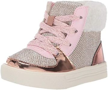 OshKosh B'Gosh Girls' Farrah Ankle Boot, gold, 11 M US Toddler