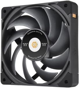 Thermaltake TOUGHFAN EX12 Pro PC Cooling Fan, Magnetic Connection, Swappable Fan Blade, PWM Controlled 500~2000 RPM, Air Flow 70.8 CFM, 120mm Case/Radiator Fan (3 Pack) CL-F171-PL12BL-A