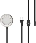 GETINLIGHT 2.75" Wide 2700K Swivel and Dimmable Wired LED Puck Lights Kit, Plug-in or Hardwired Installation, Recessed or Surface Mounted, Brushed Nickel Finished, IN-0107-1S-SN-27 ‎