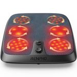 RENPHO Electric Shiatsu Foot Massager with Heat - Foot -Enabled On/Off Pressure Trigger for Easy Use, Deep Kneading Feet & Calf Massager, Birthday Gifts for Women Men, Fits Under Sofa