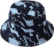 Malaxlx Kids Bucket Sun Hat Dinosau