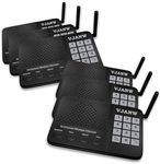 Intercoms Wireless for Home: Push to Talk, One to Many Group Broadcast, Voice Activated Monitor for Home, Ring Alert Call, 6000FT Long Range, Speak Closer for Clearer, More Private Communication