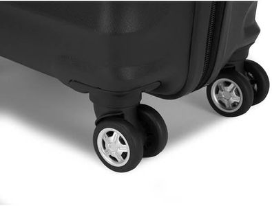 Antler Juno Medium Hard Shell Suitcase, 68cm – Expandable, Cool Grey