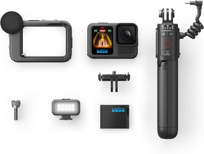 GoPro HERO13 Black Creator Edition – Camera Kit with Volta Grip, Media Mod, Light Mod, Enduro Battery, Carry Case