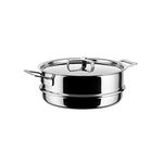 A di Alessi Pots&Pans Steamer Basket, (AJM307),6.5 x 30.5 x 24 cm, Polished Silver