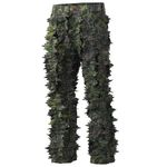 NOMAD Mens Leafy Pant | 3D Leafy Camo Pants for Turkey Hunting, Mossy Oak Shadowleaf, X-Large