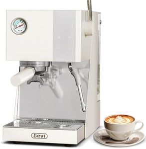Gevi 20 Bar Professional Espresso Machines for Latte/Cappuccino,White