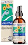 Motherlove Diaper Oil (2 oz) Soothing Vegan Diaper Rash Oil—Organic, Cloth Diaper Safe, Zinc Oxide- & Petroleum-Free