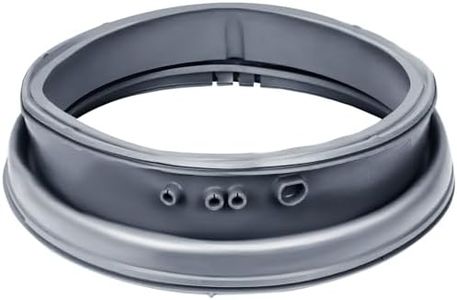 Upgraded 4986ER0004F Washer Door Gasket Compatible with LG Front Load Washer Door Seal Replacement WM2050CW WM2101HW 4986ER0004J WM2250CW WM2301HR for Kenmore Washer Parts Door Boot Seal w/Drain Port