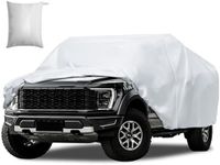 Truck Cover Waterproof All Weather, Migaven Waterproof UV-Proof Windproof Truck Covers for Ford F150 Chevy Silverado Ram 1500 Toyota Tundra, Length Up to 240''(Not Included Mirror Pocket)