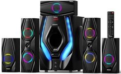 Bobtot Home Theater Systems Surround Sound Speakers - 1200 Watts 10 inch Subwoofer 5.1/2.1 Channel Home Audio Stereo System with HDMI ARC Optical Bluetooth Input for 4K TV Ultra HD AV DVD FM Radio USB