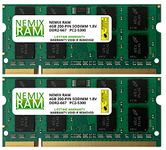 8GB (2X4GB) DDR2 667MHz PC2-5300 200-pin SODIMM Laptop Memory RAM