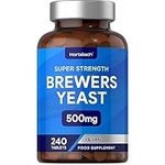 Brewers Yeast Tablets 500mg | 240 Count | Natural Source of B-Vitamins, Amino Acids, Minerals & Trace Elements | High Strength Supplement | 8 Months Supply | by Horbaach