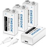 ENEGON 9V Direct USB Rechargeable L