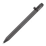 SMOOTHERPRO Titanium Ballpoint Pen Retractable Gel Pen Compatible with Pilot G2 Refill Lightweight Slim Shape for Pocket Business EDC Signature Color Gray (Ti141)