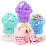 Toys Gifts, Kids Fluffy Slime Kits for Age 5-12 Putty Slimes Set Gift for 5 6 7 8 9 11 Years Old Girls Craft Kits Birthday Gifts Present Stress Toys for Boys